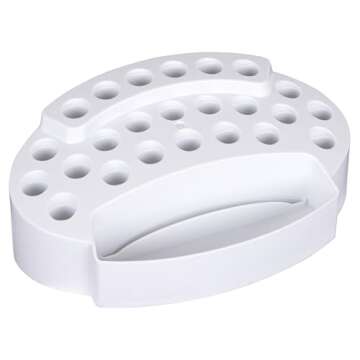 ArtBin 6974AG Desktop Accessory Storage with 24 Slots, [1] Art & Craft Organizer, White