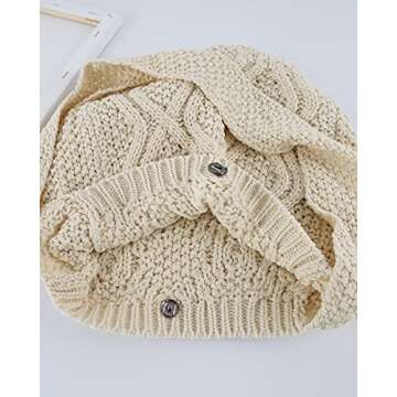 ENBEI Handmade Crochet Bag–Boho Chic Shoulder Bag, Aesthetic Kinted Bag,Cute Crossbody Bag,Perfect for Beach, Shopping or Daily Use – Stylish Durable(White)