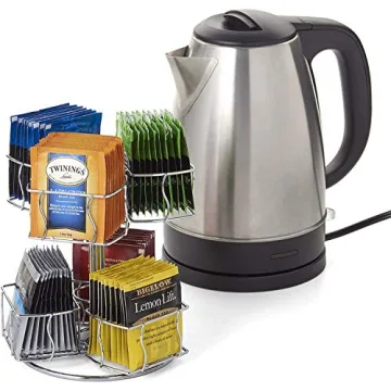 Nifty Tea Bag Spinning Carousel - 60 Bags, 360-Degree Spin