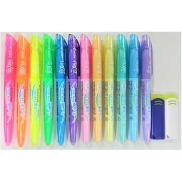 PILOT Frixion Highlighters & Erasers Set