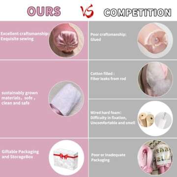 Eternal Hair Curler Heatless Set, Satin Heatless Curling Rod Headband, No Heat Rollers Hair Curlers ...