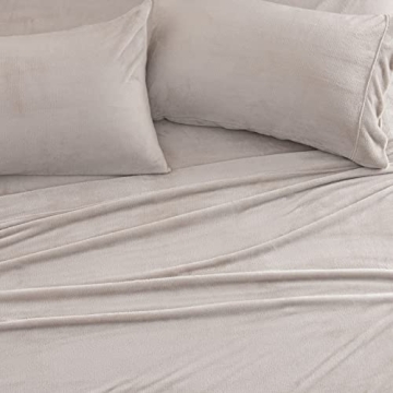 Ultra Soft Velvet Plush Queen Sheets by Great Bay Home