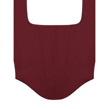 REORIA Y2K Sexy Long Sleeve Crop Top for Women