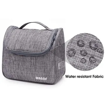 WANDF Hanging Toiletry Bag - Lightweight & Water-Resistant Organizer