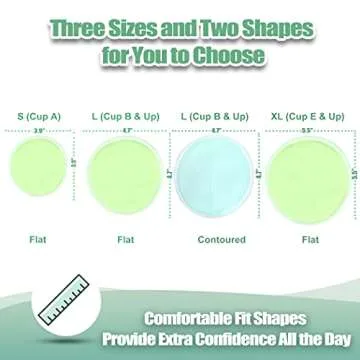 Wegreeco Nursing Breast Pads 14 Pack for Comfortable Feeding