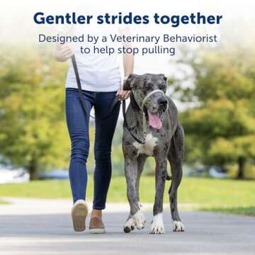 PetSafe Gentle Leader No-Pull Dog Headcollar - The Ultimate Solution to Pulling - Redirects Your Dog...