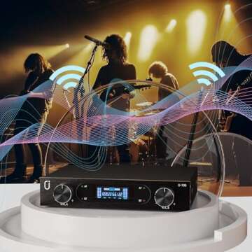 HWWR Wireless Microphones for Karaoke and Events