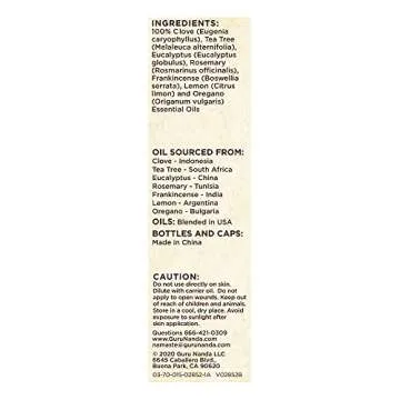 GuruNanda Immunity Blend Essential Oil (Pack of 2) - Pure Therapeutic Grade Oil for Immune Support