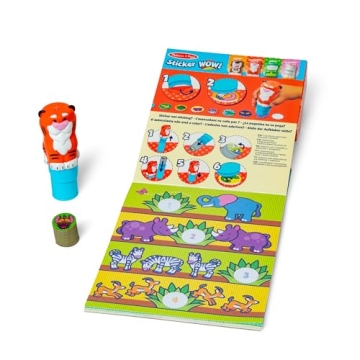 Melissa & Doug Sticker WOW! Tiger Bundle with 600 Stickers