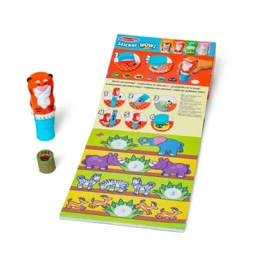 Melissa & Doug Sticker WOW! Tiger Bundle with 600 Stickers