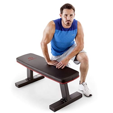 Marcy Deluxe Flat Bench - Durable Home Gym Equipment
