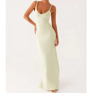 Giraropa Sexy Spaghetti Strap Maxi Dress for Women