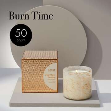 LAFCO Holiday Classic Candle - White Maple Bourbon - 50 Hours