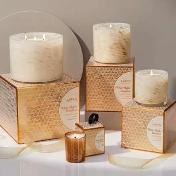 LAFCO Holiday Classic Candle - White Maple Bourbon - 50 Hours