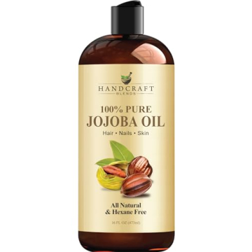 Handcraft Blends Jojoba Oil - Pure Hair and Skin Care Oil - 16 Fl Oz
