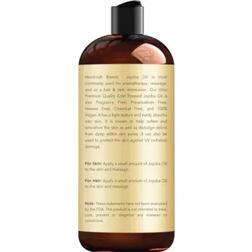 Handcraft Blends Jojoba Oil - Pure Hair and Skin Care Oil - 16 Fl Oz
