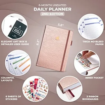 Clever Fox Daily Planner 2nd Edition for Ultimate Time Management