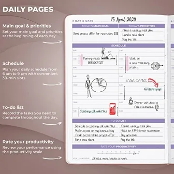 Clever Fox Daily Planner 2nd Edition for Ultimate Time Management