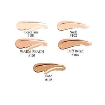 PHOERA Foundation,Flawless Soft Matte Liquid Foundation 24 HR Oil Control Concealer Foundation Makeu...