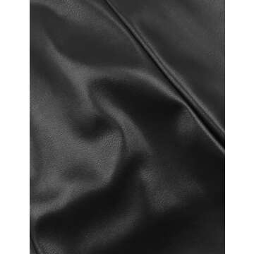 Fallorchid Women's Faux Leather Shorts for Edgy Style