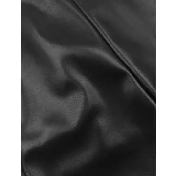 Fallorchid Women's Faux Leather Shorts for Edgy Style