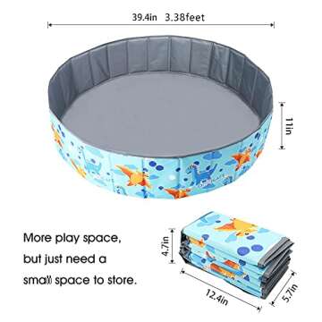 OMNISAFE Kids Ball Pit - Portable & Durable Fun