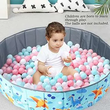 OMNISAFE Kids Ball Pit - Portable & Durable Fun