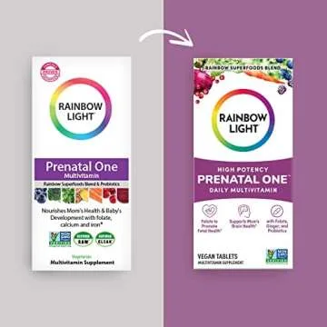 Rainbow Light High-Potency Prenatal Multivitamin - Vegan & Non-GMO
