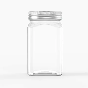 Axe Sickle Clear Plastic Airtight Storage Jars 3 PCS