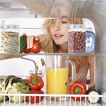 Axe Sickle Clear Plastic Airtight Storage Jars 3 PCS