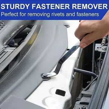 AXELECT 6PCS Trim Removal Tool ,Metal Pry Tool Auto Trim Tools Car Interior Audio Installation Fastener Remover Car Panel Removal Tool