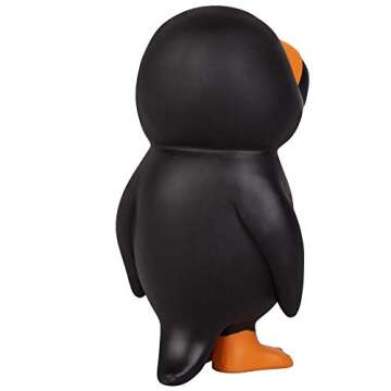 Hog Wild Penguin Ball Popper Toy - Christmas Stocking Stuffer Includes 4 Soft Foam Balls - Squeeze to Pop Air Powered Balls Up to 20 Feet - Safe for Indoor/Outdoor Play - Gift for Kids, Girls, Boys