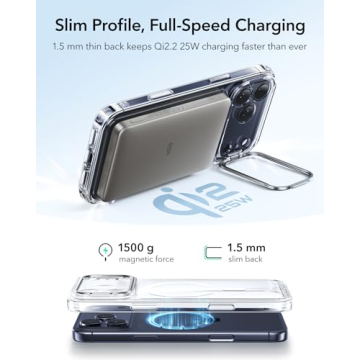 Durable ESR for iPhone 17 Pro Max Case with Stand