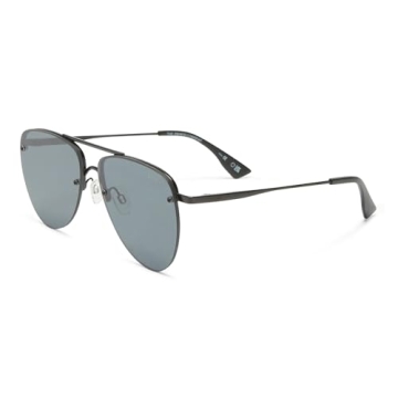 Le Specs The Prince Sunglasses - Matte Black Aviators for Unisex Style