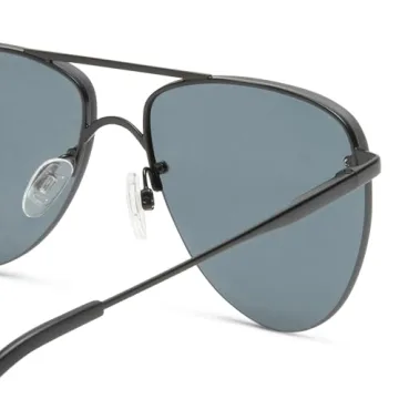 Le Specs The Prince Matte Black Aviator Sunglasses Unisex