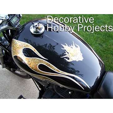 Barnabas Blattgold Imitation Gold Leaf Sheets for Crafting