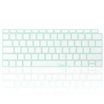 Kuzy MacBook Air Keyboard Cover - Mint Color - A1932 Compatible