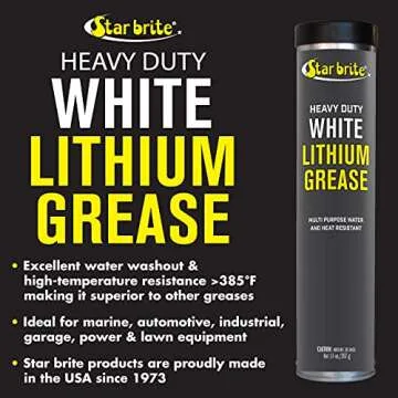 STAR BRITE White Lithium Grease 14 OZ Cartridge (026214)