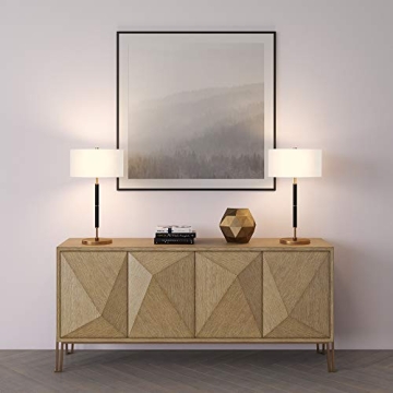 Elegant Henn&Hart 25" Table Lamp for Home & Office