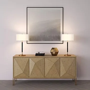 Elegant Henn&Hart 25" Table Lamp for Home & Office