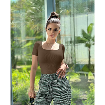 Stylish OQQ Women's 2 Piece Bodysuits in Various Colors