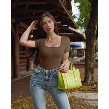 Stylish OQQ Women's 2 Piece Bodysuits in Various Colors