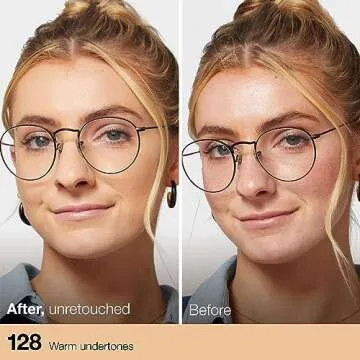 Maybelline Fit Me Matte + Poreless Liquid Oil-Free Foundation Makeup, Warm Nude, 1 Count (Packaging May Vary)