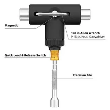 Zeato All-in-One Skate Tool for Easy Maintenance