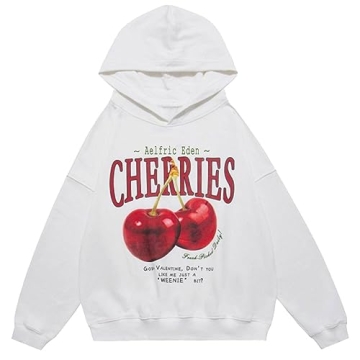 Cozy Aelfric Eden Cherry Graphic Hoodie for Stylish Comfort