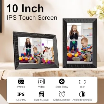 Stylish 10.1" WiFi Digital Photo Frame for Cherished Memories