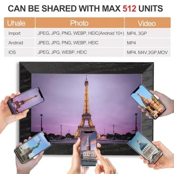 Stylish 10.1" WiFi Digital Photo Frame for Cherished Memories