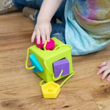 Oombee Cube Sorter - Fun Tactile Toy for Toddlers