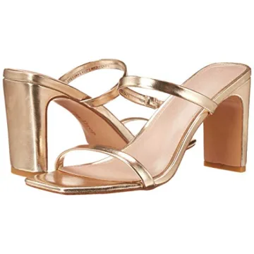 The Drop Women's Avery Gold High Heel Sandals - Fashion & Comfort