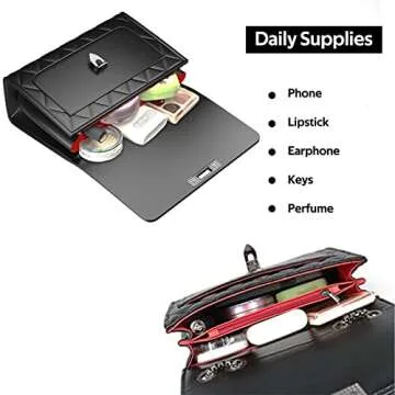 Intrbleu Black Crossbody Purse for Women - Stylish & Chic